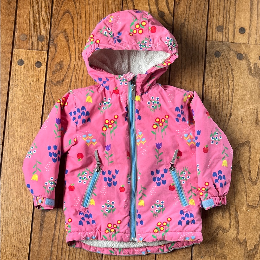 Hanna Andersson Pink Floral Kids Jacket